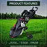 CaddyTek 2-Wheel Deluxe Golf Pull Cart